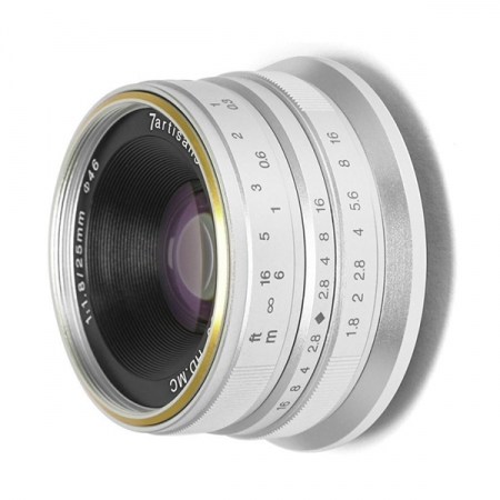 7artisans 25mm f1.8 for Fujifilm Silver