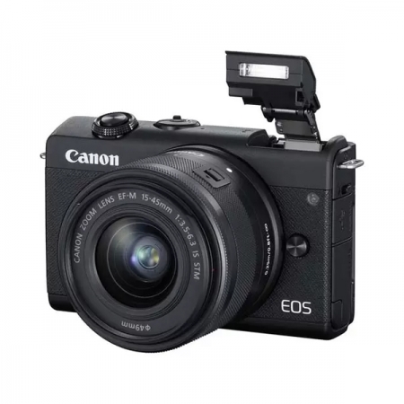 Canon EOS M200 15 45mm f3.5 6.3 IS STM (Black)
