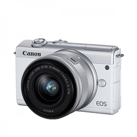 Canon EOS M200 15 45mm f3.5 6.3 IS STM (White)