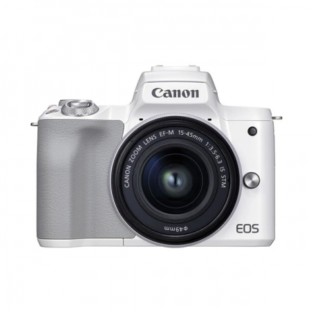 Canon EOS M50 Mark II 15 45mm f3.5 6.3 IS STM (White)