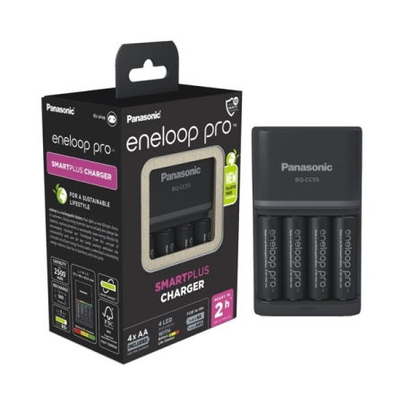 Charger Panasonic Eneloop Pro A2 isi 4