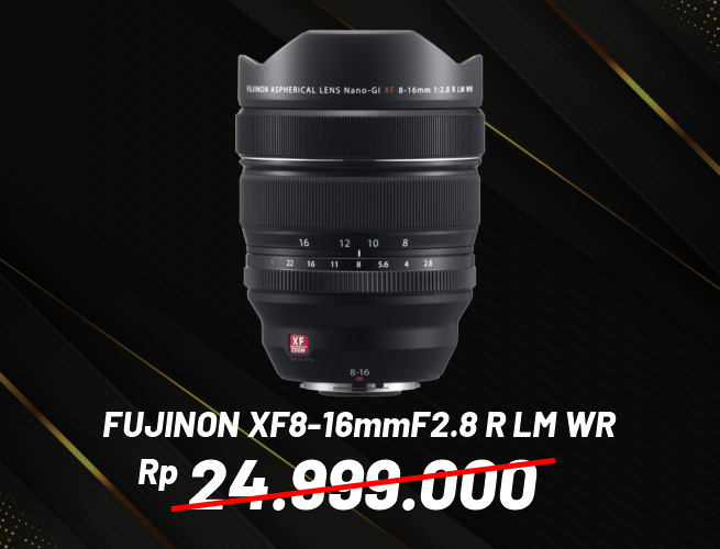 FUJINON XF8 16mmF2.8 R LM WR NEW